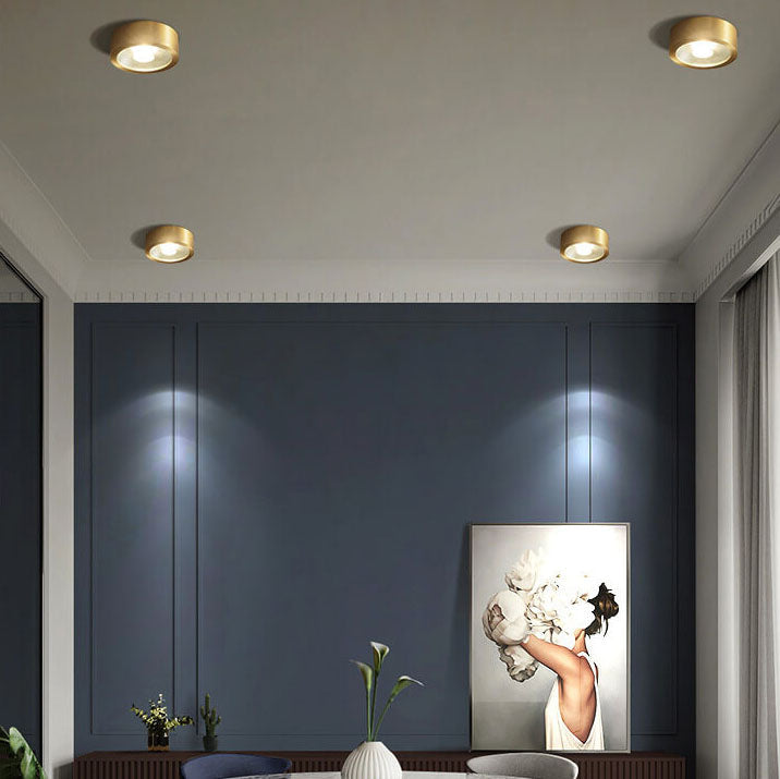 Nordic Light Luxe | Volledig koperen inbouw LED-lamp 4