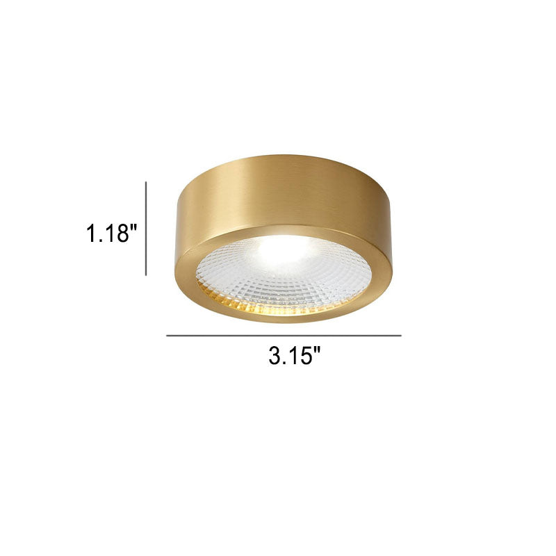 Nordic Light Luxe | Volledig koperen inbouw LED-lamp 5