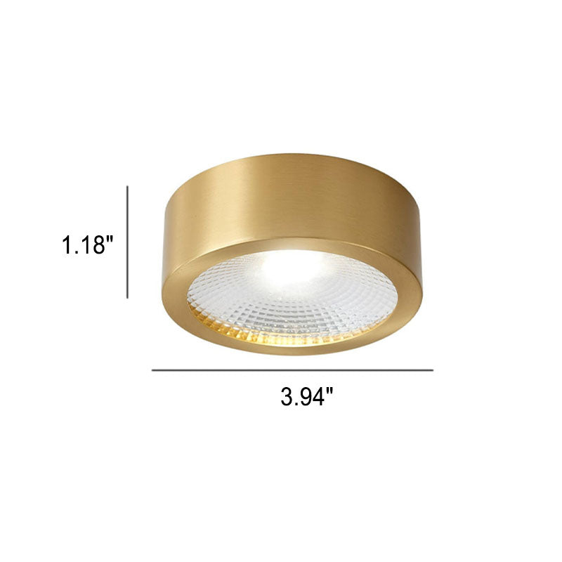 Nordic Light Luxe | Volledig koperen inbouw LED-lamp 6