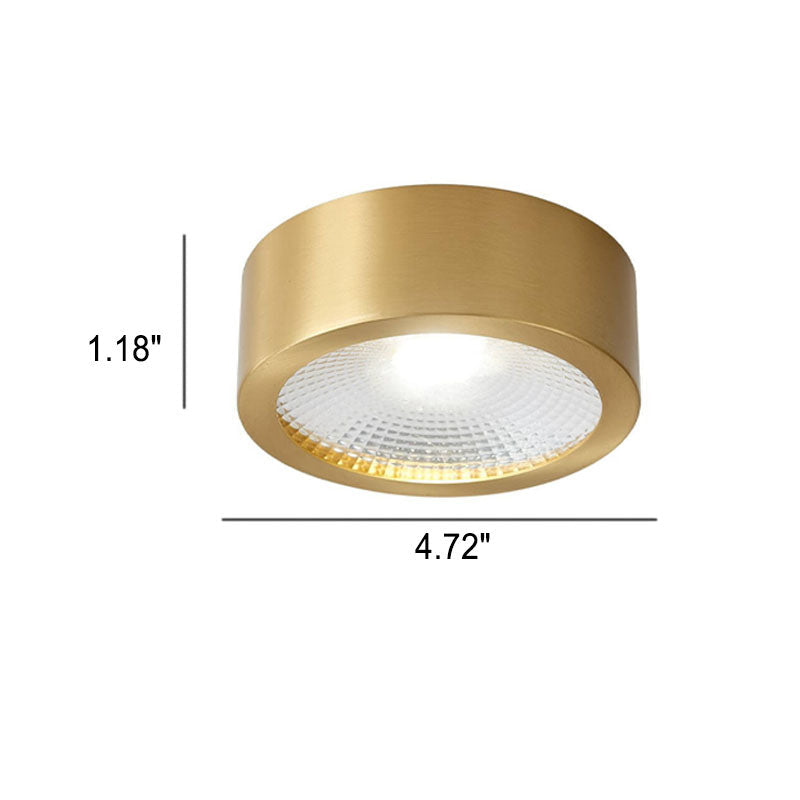 Nordic Light Luxe | Volledig koperen inbouw LED-lamp 7