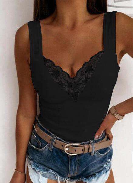 Lara - Stijlvolle Mouwloze Tank Top met V-Hals voor Dames