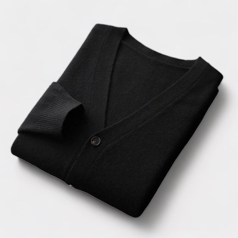 OUD GELD | 100% Merinowol cardigan met anti-pilling en tijdloze stijl 4