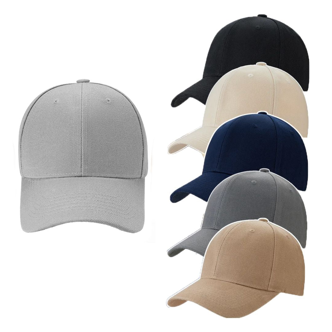 Onbekend | Effen polyester baseballpet 1