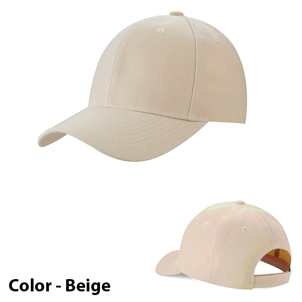 Onbekend | Effen polyester baseballpet 5