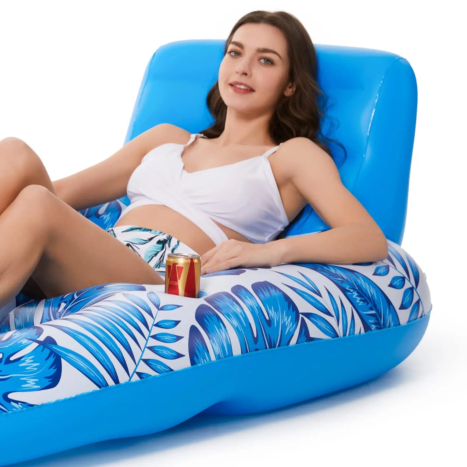 Opblaasbare Waterstoel Met Rugleuning | Navando