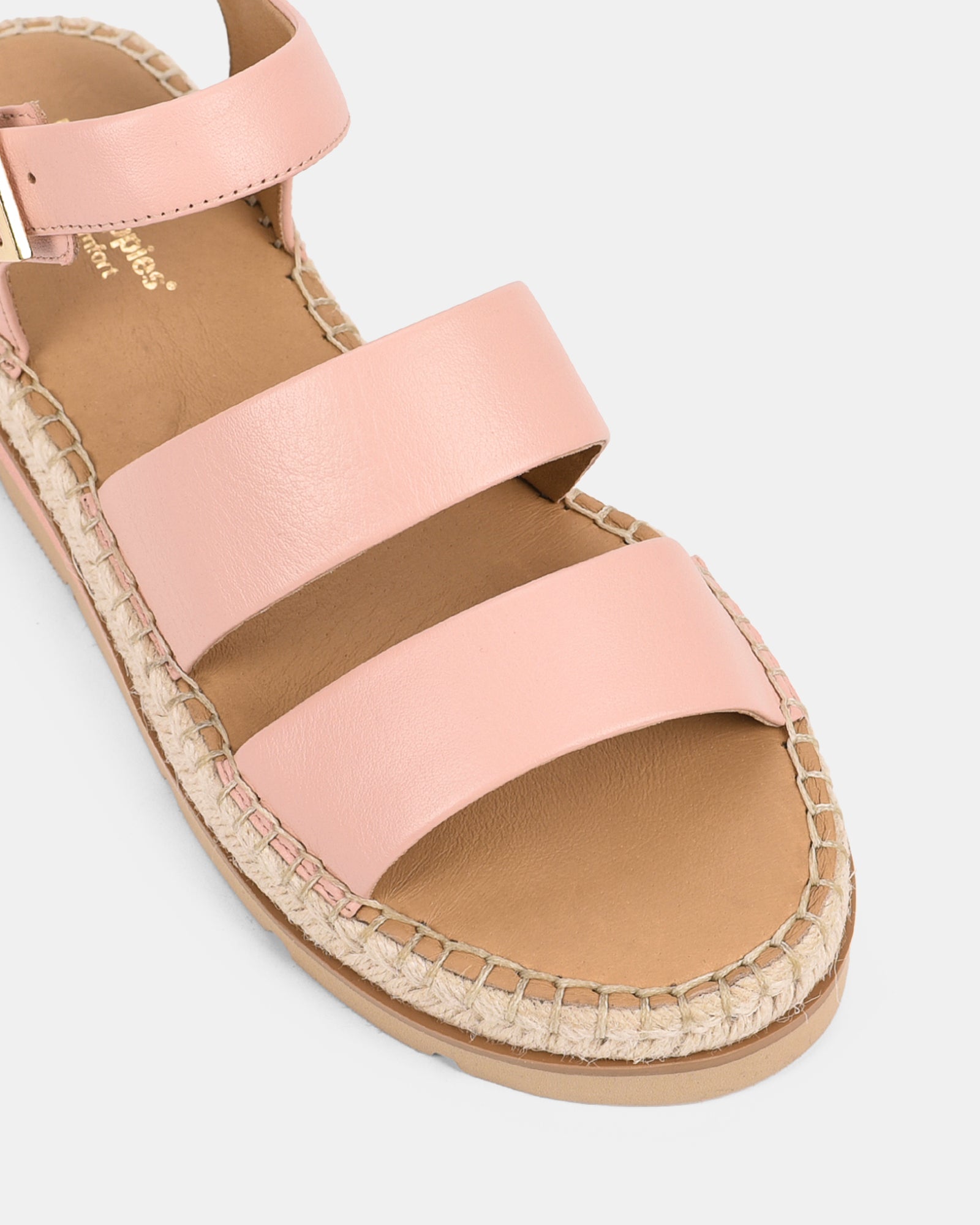 Open Zomersandalen Met Espadrille-Details | Navando