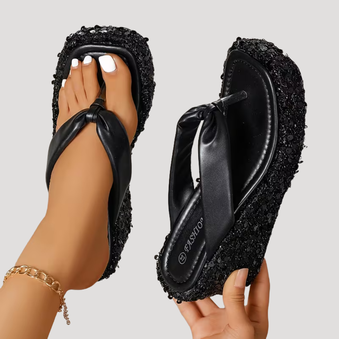 Opvallende Platform Slippers | Navando