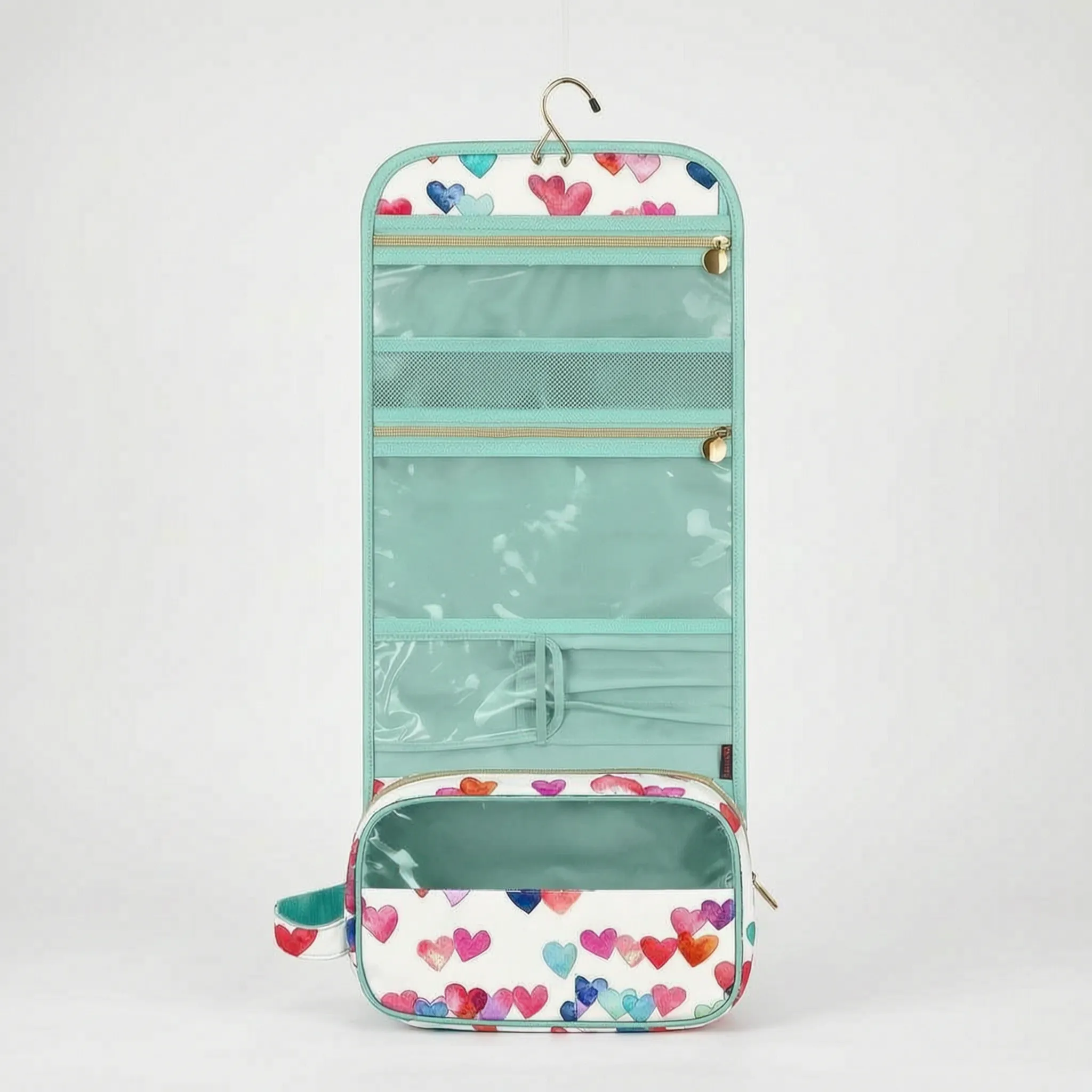 Opvouwbare Florale Hangende Toilettas | Navando