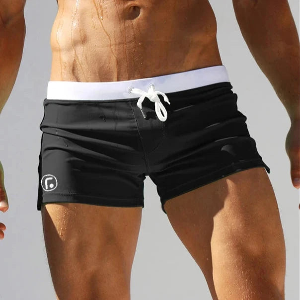 Orion | Sneldrogende korte zwembroek met elastische tailleband 1