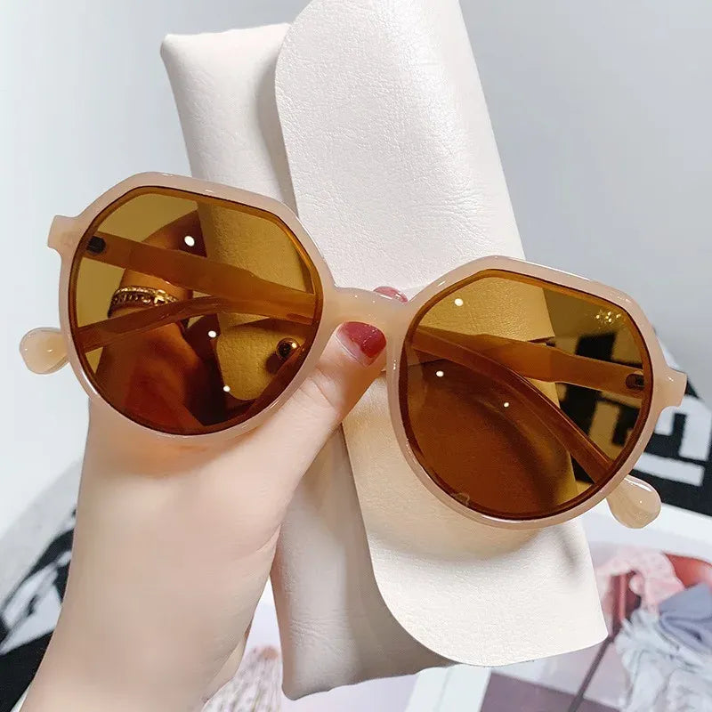 Oversized Geometrische Zonnebril | Navando