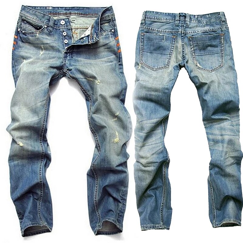 P. Legend | Gescheurde denim jeans 0