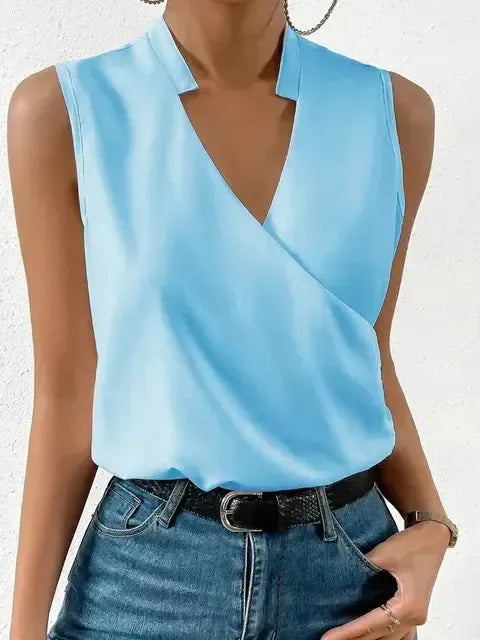 Olivia - Stilvolles und Elegantes Top mit V-Ausschnitt für Damen