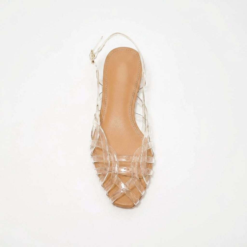 Platte Slingback Schoen | Navando