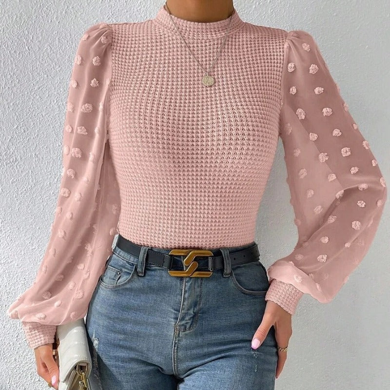 Rachel | Zachte trui met ronde halslijn 2