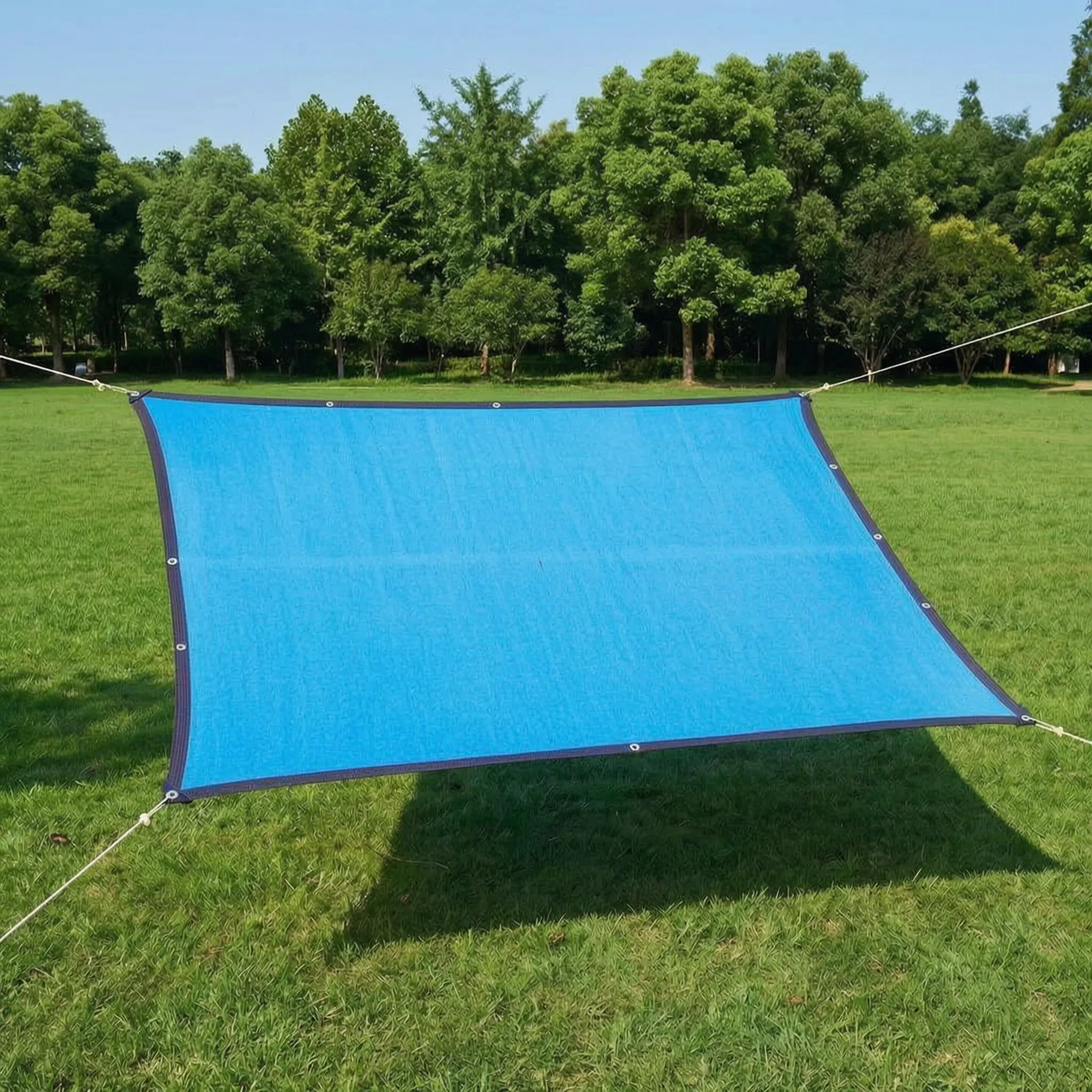 Rechthoekig Geweven Schaduwdoek Voor De Tuin | Navando