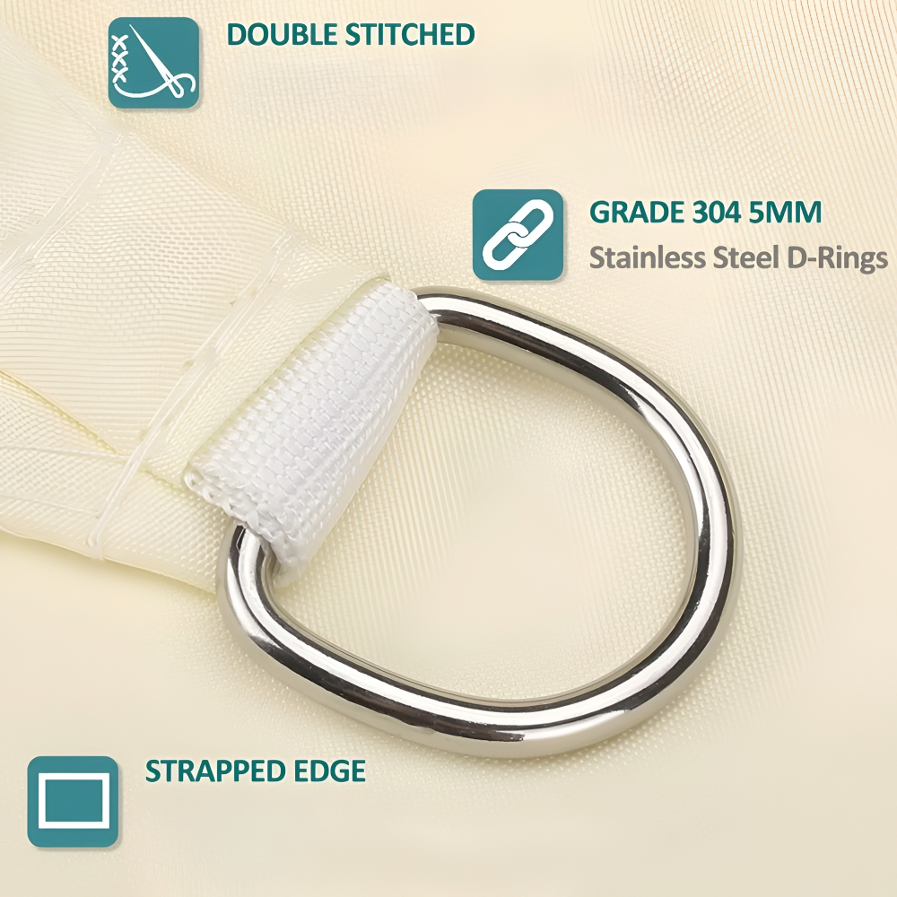 Rechthoekig Outdoor Schaduwdoek | Navando