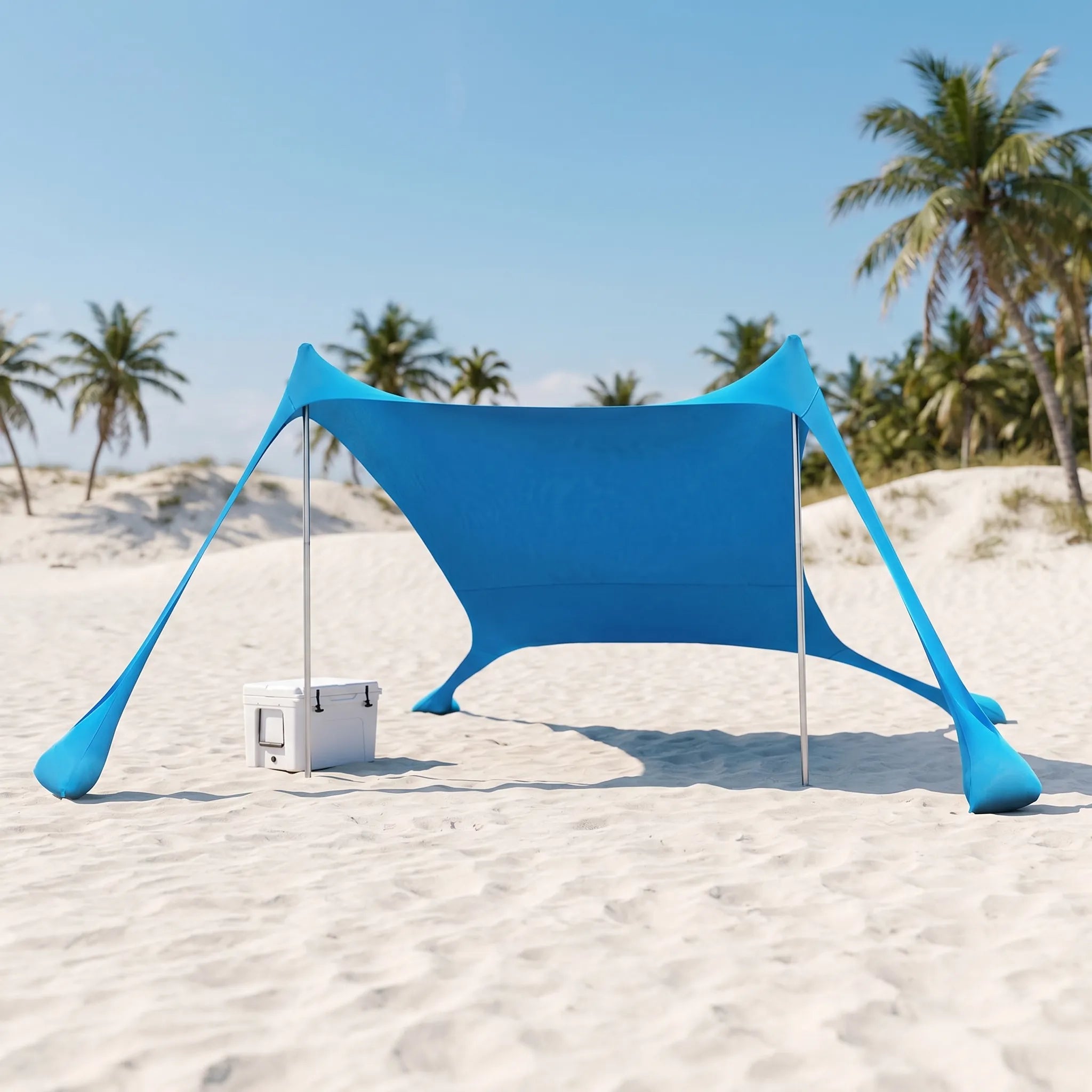 Rekbare Open Strandtent | Navando