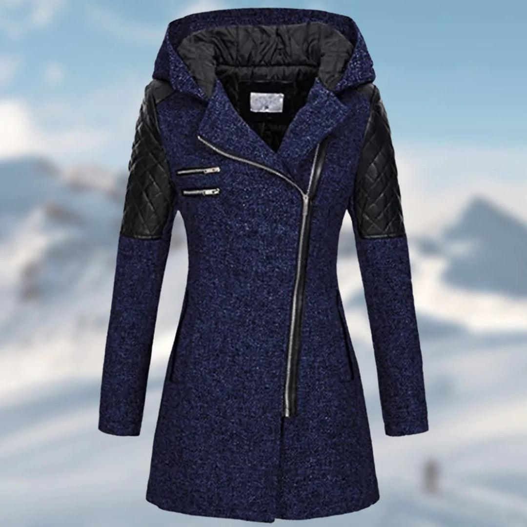 Liza - Manteau d'Hiver Élégant avec Capuche pour Femme