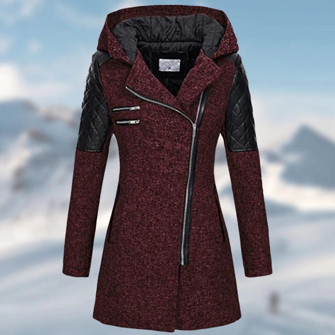 Liza - Manteau d'Hiver Élégant avec Capuche pour Femme
