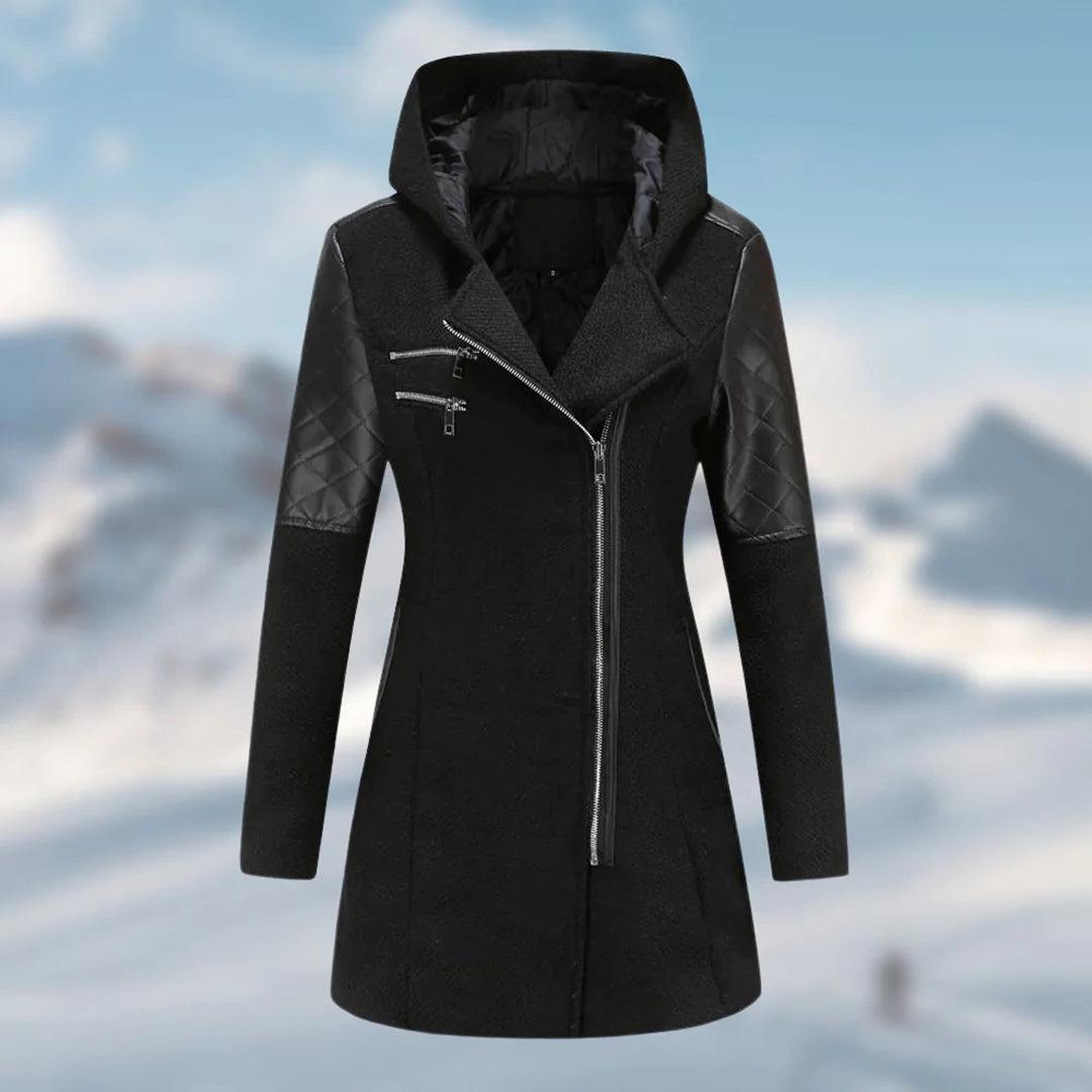 Liza - Manteau d'Hiver Élégant avec Capuche pour Femme