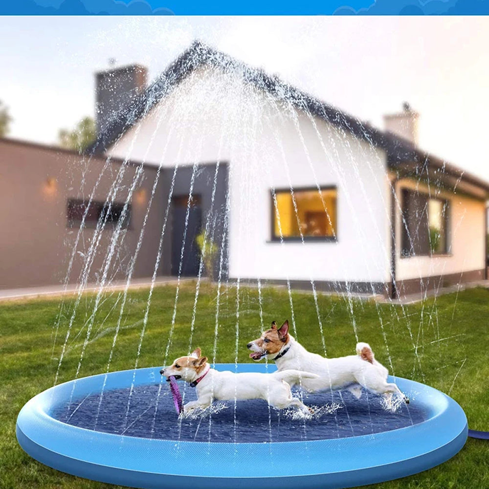 Ronde Waterspeelmat Met Opstaande Rand | Navando