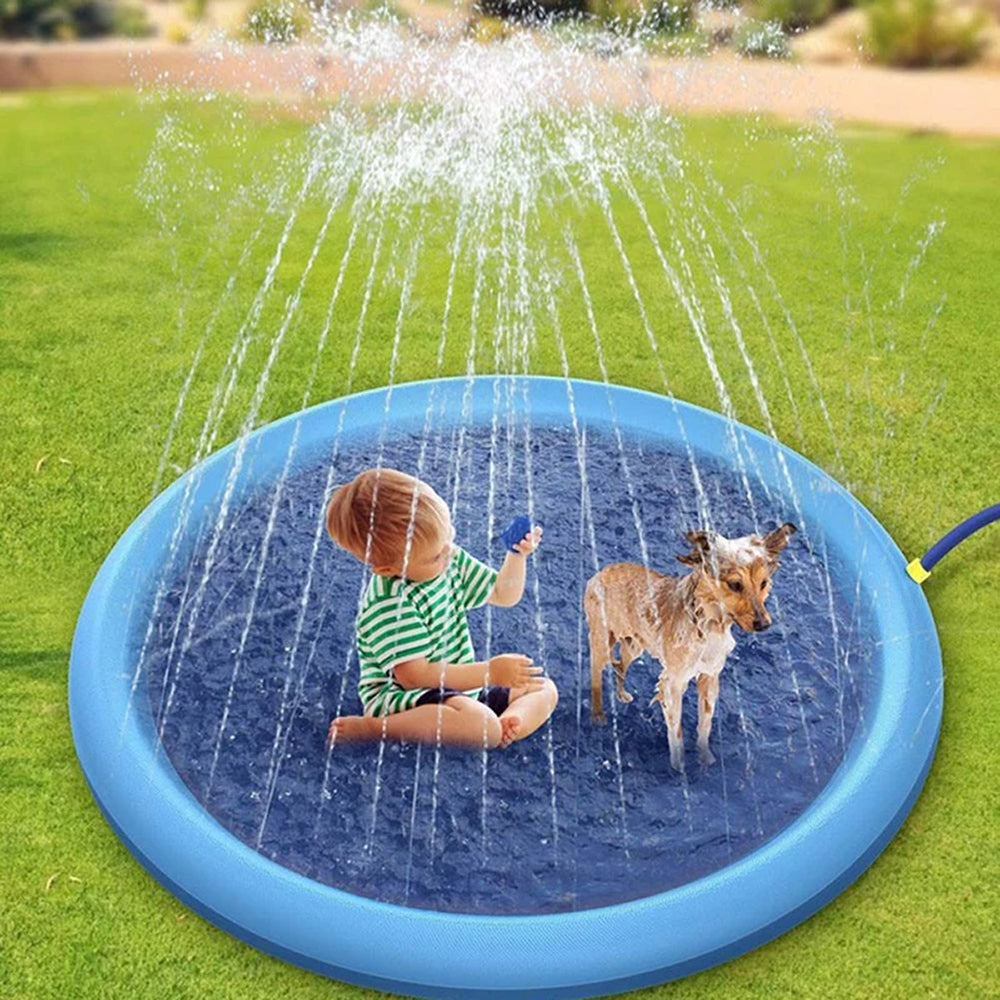 Ronde Waterspeelmat Met Opstaande Rand | Navando