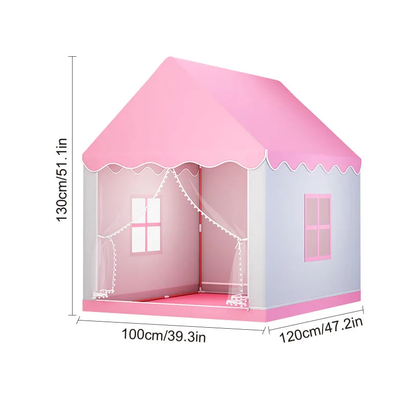 Roze Speeltent In Huisvorm | Navando