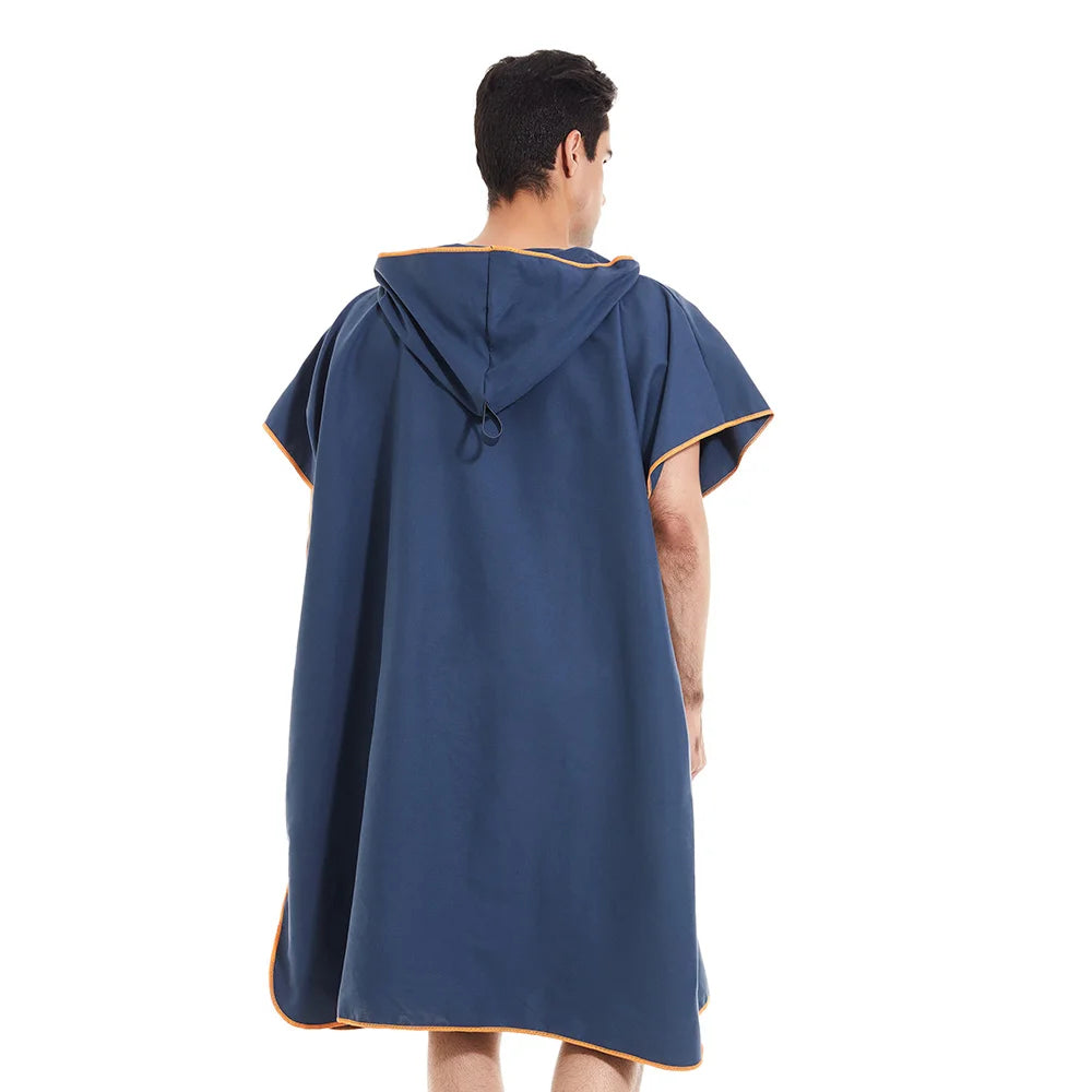 Ruime Sneldrogende Surfponcho Met Capuchon | Navando