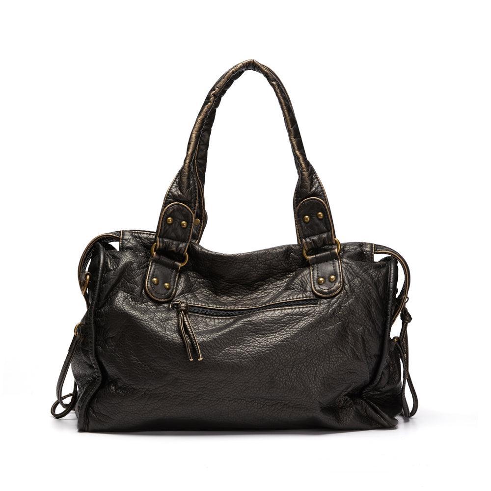 Sophia - Große Handtasche mit goldenen Details
