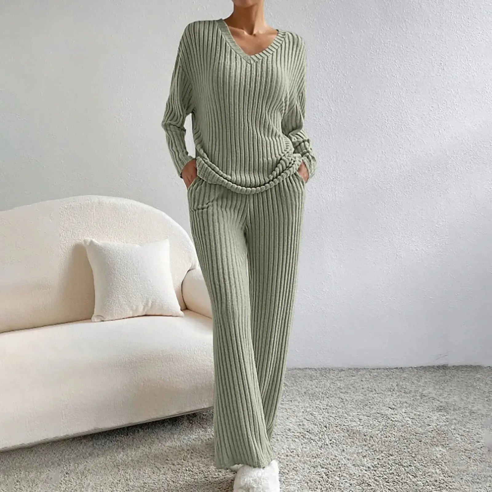 Tweedelige set. Huispak. Dames. Pyjama. Victoria Mae
