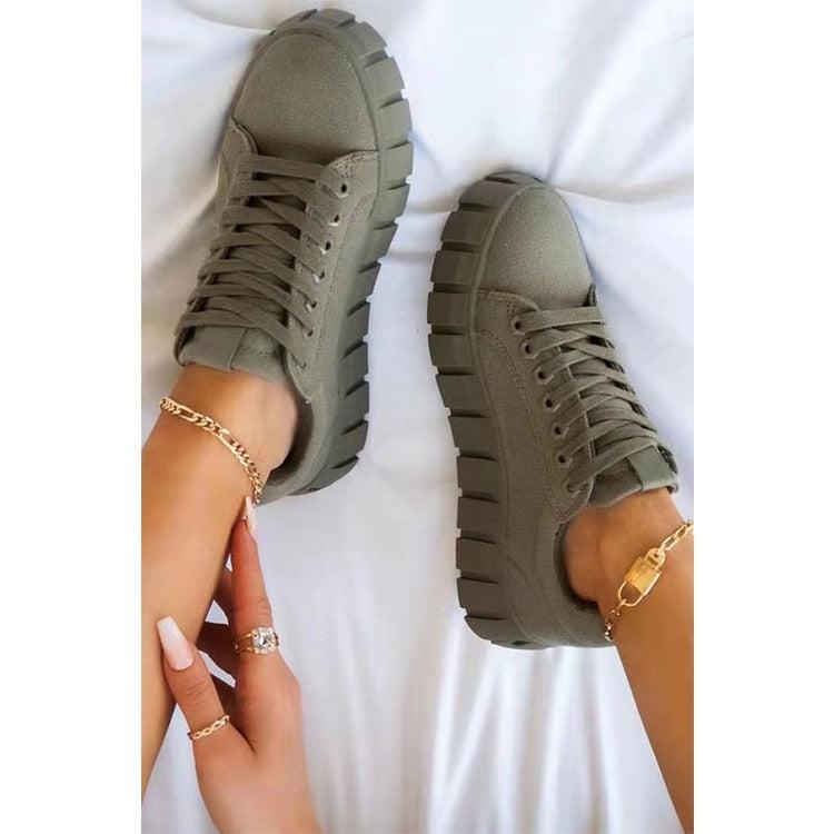 Lois - Baskets tendance à semelle épaisse et lacets