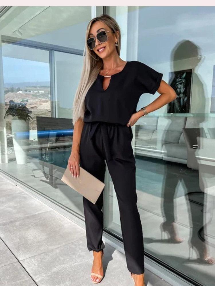 Sophie Jumpsuit - Wijde-Pijpen Zomer Jumpsuit