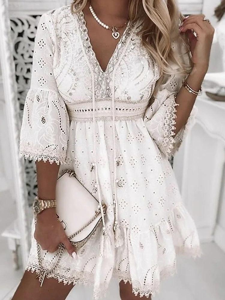 Emilia - Boho Ibiza Kleid