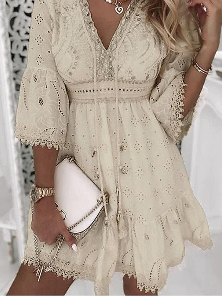 Emilia - Boho Ibiza Kleid