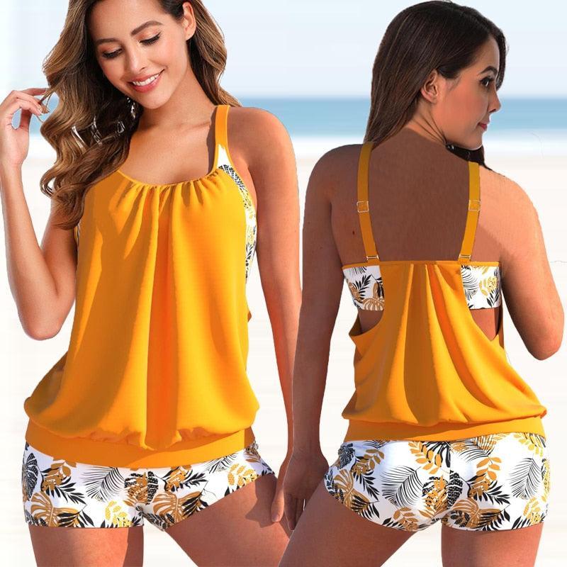 Lucy - Tankini Zwemkleding Set met Verstelbare Bandjes