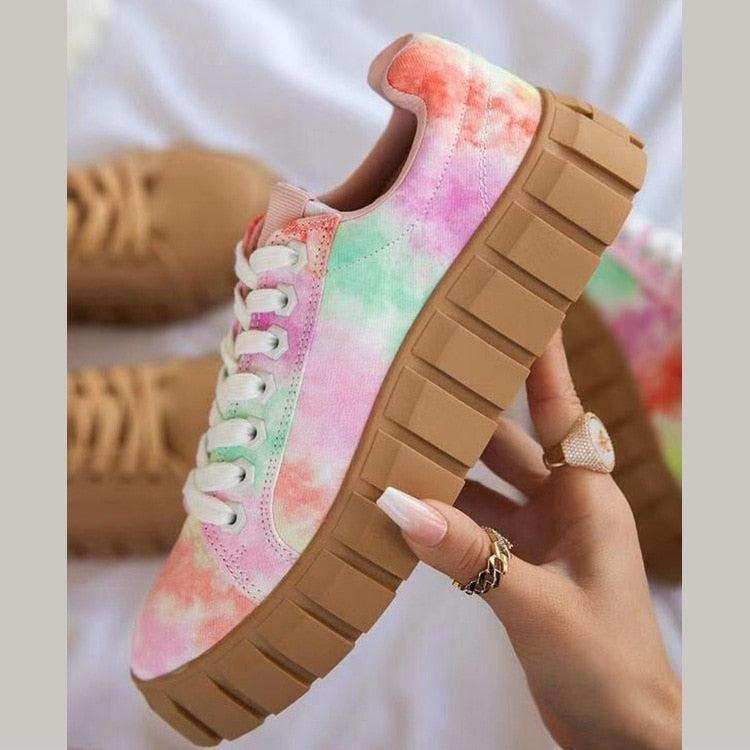 Lois - Baskets tendance à semelle épaisse et lacets