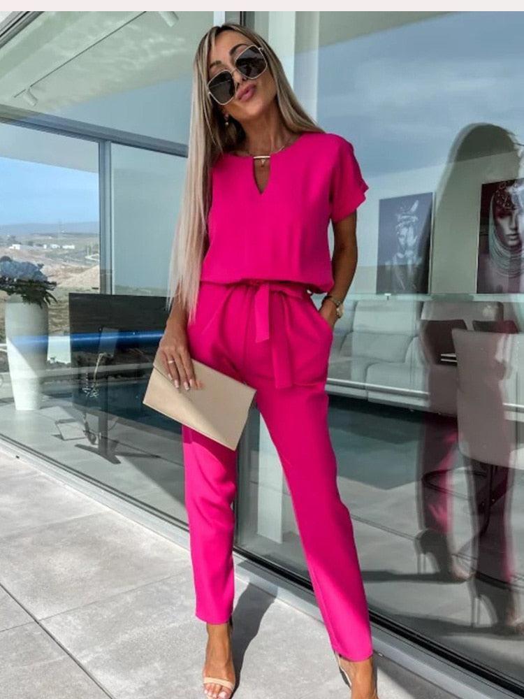 Sophie Jumpsuit - Wijde-Pijpen Zomer Jumpsuit
