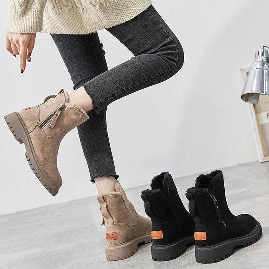 Chelsey - Bottes Polyvalentes avec Semelle Antidérapante pour Femme