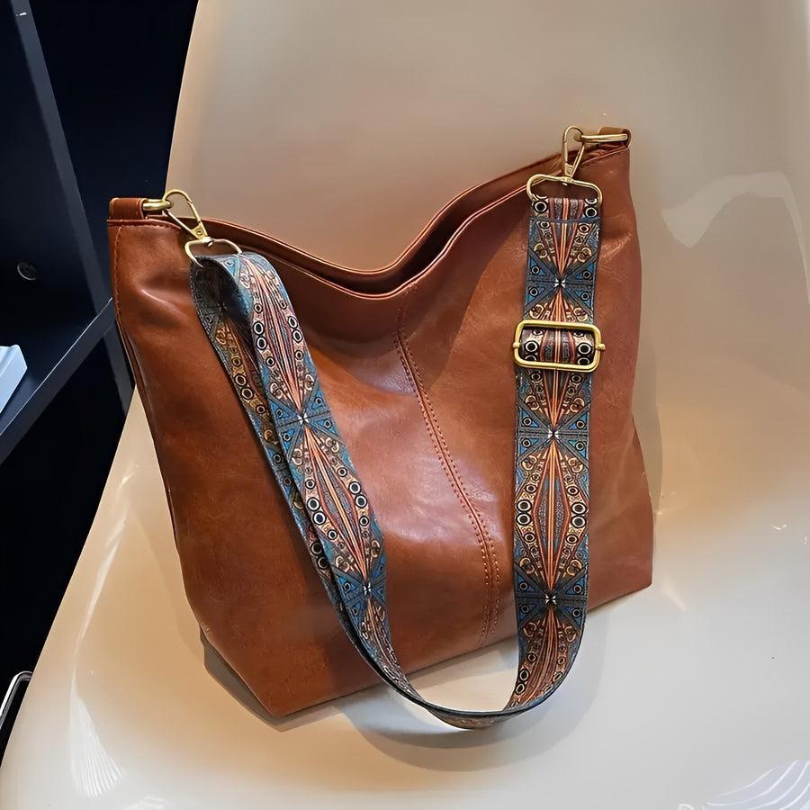 Sienna - Vegane Leder-Schultertasche