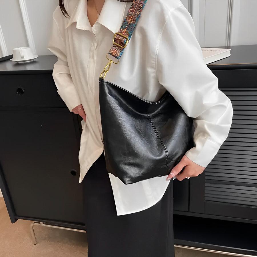 Sienna - Vegane Leder-Schultertasche