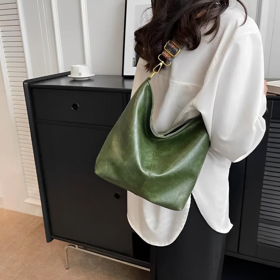 Sienna - Vegane Leder-Schultertasche
