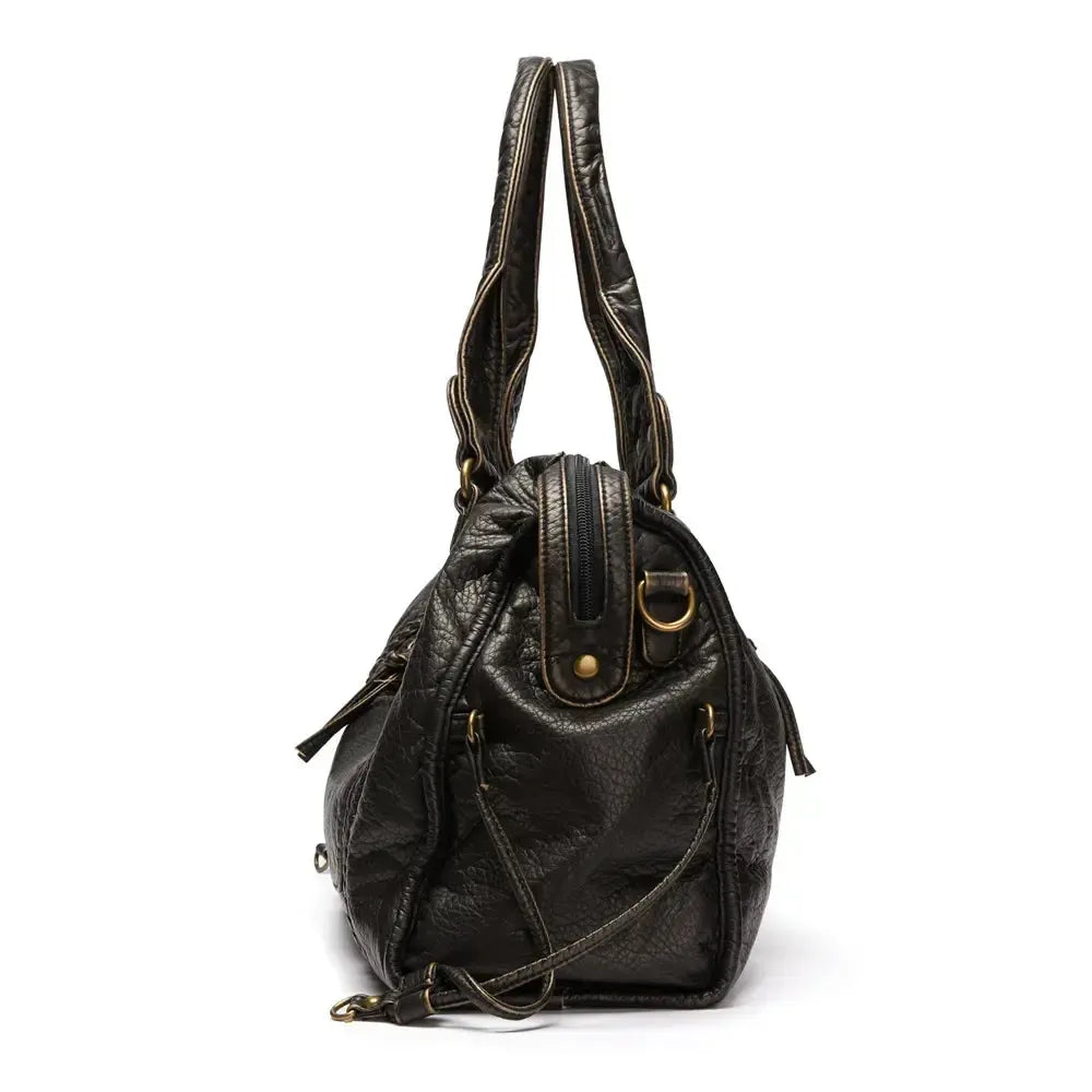 Sophia - Große Handtasche mit goldenen Details
