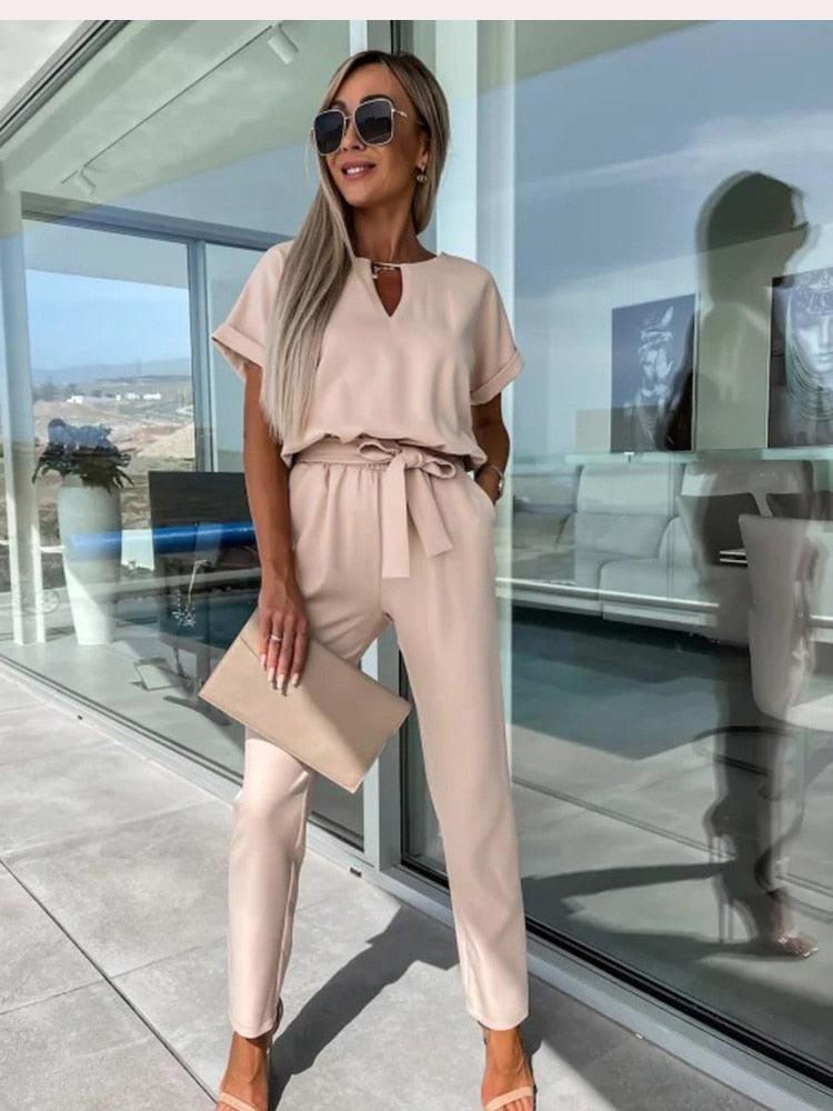 Sophie Jumpsuit - Wijde-Pijpen Zomer Jumpsuit