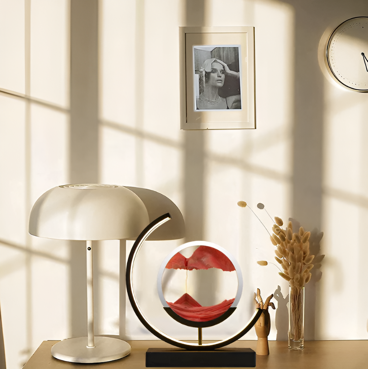 Sand Glow | Dimbare zandlamp met afstandsbediening en app 3