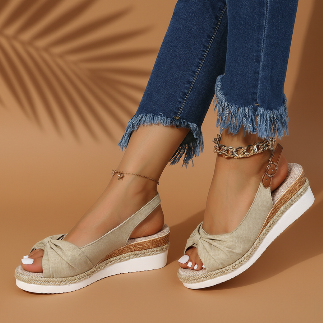 Sandalen Met Sleehak | Navando