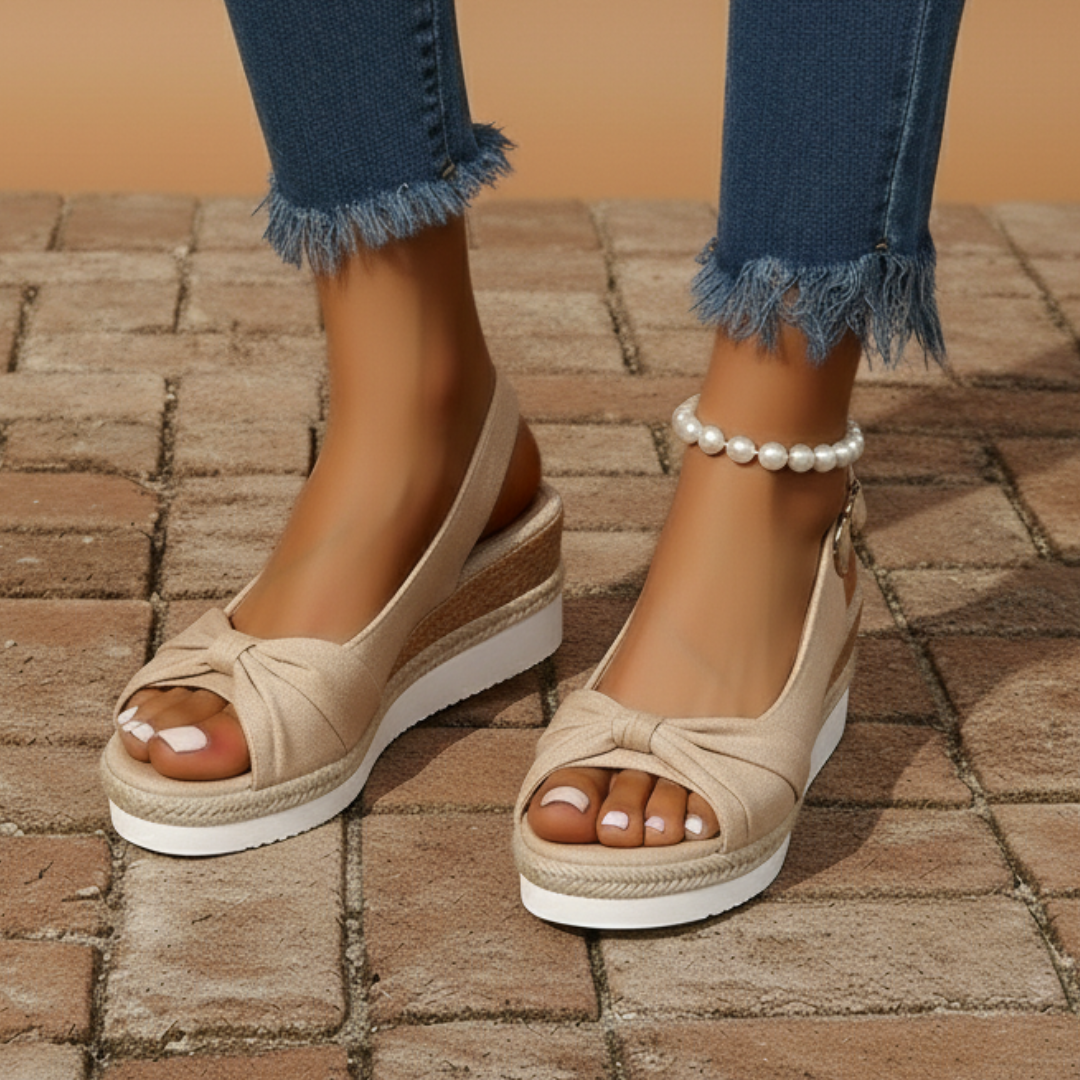 Sandalen Met Sleehak | Navando