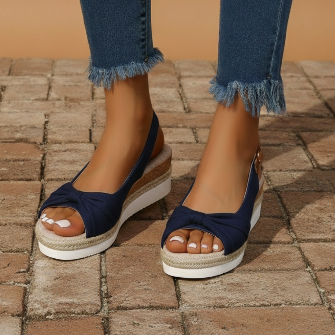 Sandalen Met Sleehak | Navando