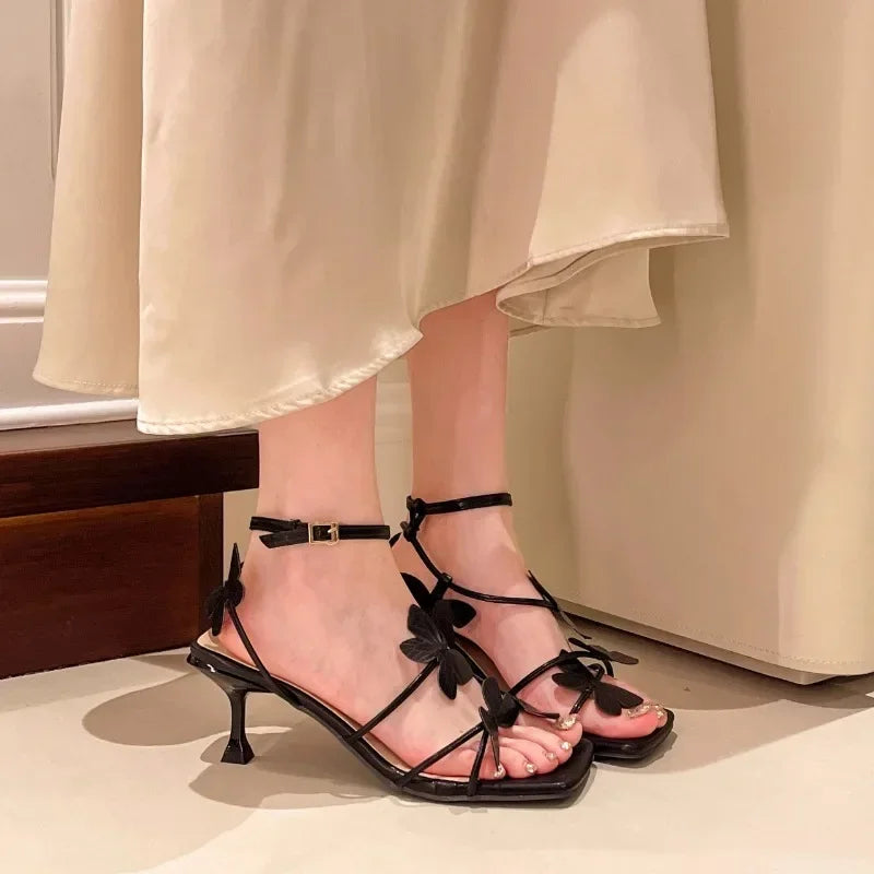 Sandalen Met Vierkante Neus | Navando