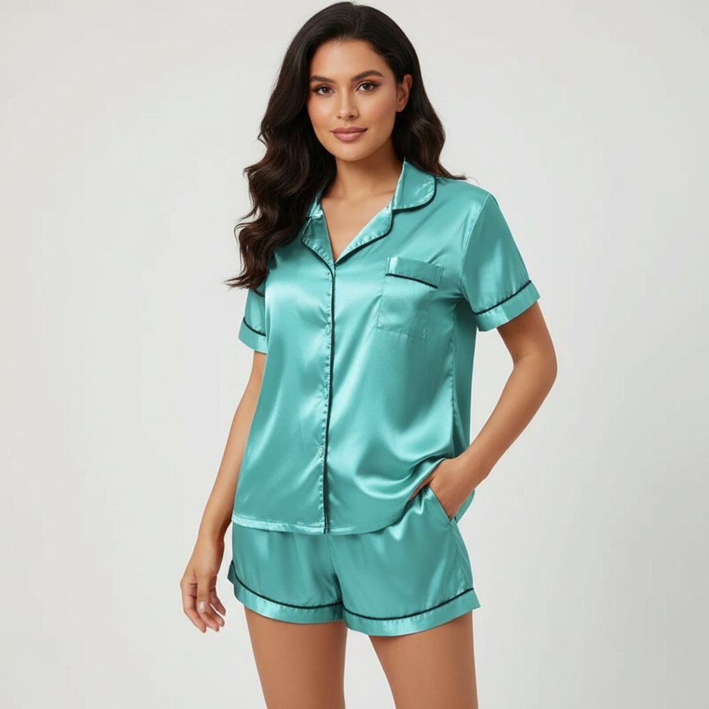 Satijnen Pyjamaset | Navando