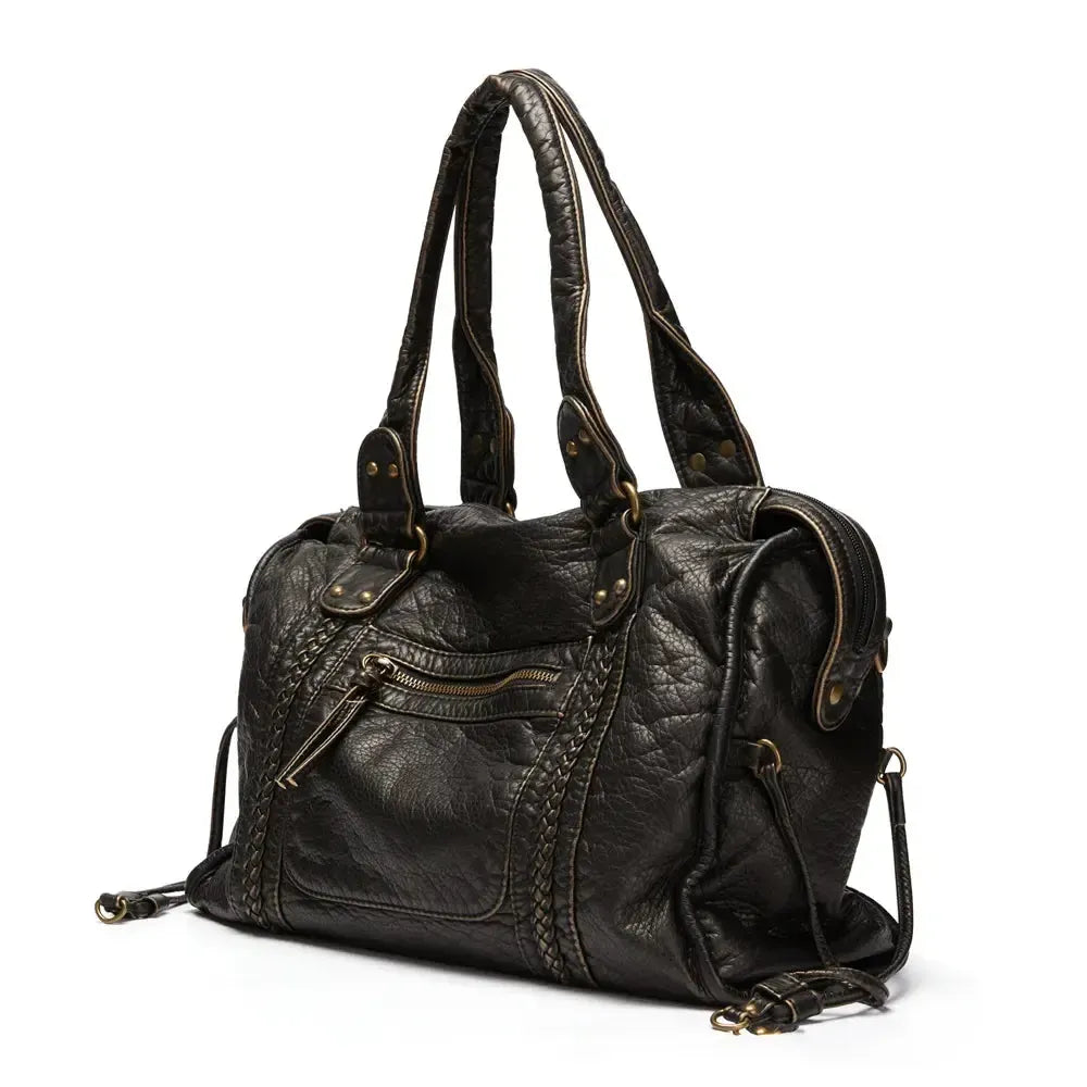 Sophia - Große Handtasche mit goldenen Details